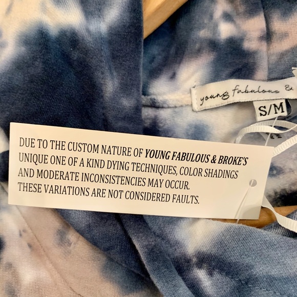 Young Fabulous & Broke Tie Dye Hoodie - Picture 10 of 10